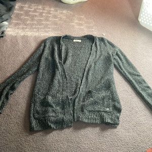 Gray Hollister cardigan